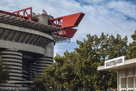 Photo for Milan, Italy - October 2023: the iconic San Siro stadium - Royalty Free Image