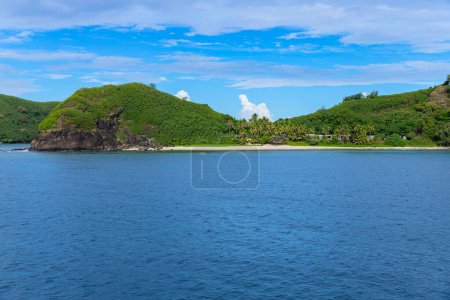 Foto de Vista de las costas de las Islas Naviti, Islas Yasawa, Fiyi. Este archipiélago consta de unas 20 islas volcánicas - Imagen libre de derechos