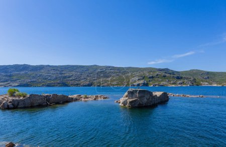 Photo for Lagoa Comprida (Long Lake) is the largest lake of Serra da Estrela Natural park, Portugal. - Royalty Free Image