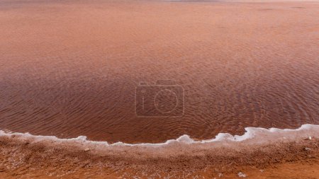 Photo for Salt deposits on the island of Sal in Cape Verde - Royalty Free Image