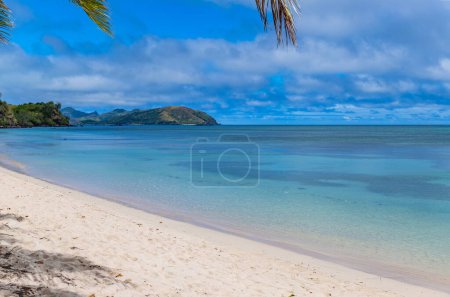 Foto de Playa en Isla Mana, Islas Mamanuca, Fiji - Imagen libre de derechos