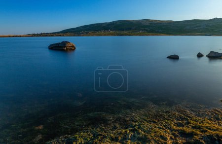 Photo for Long Exposure view of Lagoa do Viriato in Serra da Estrela, Portugal - Royalty Free Image