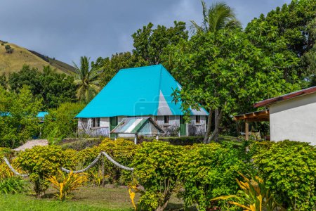 Téléchargez les photos : Petit village de l'île de Viti Levu, Fidji - en image libre de droit