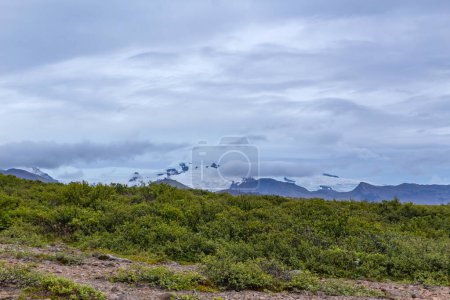 Photo for Landscape with snow in the mountains in Iceland - Royalty Free Image