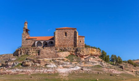Téléchargez les photos : Chapelle de Santa Maria del Castillo, Montamarta. Province de Zamora, Castilla Leon, Espagne - en image libre de droit