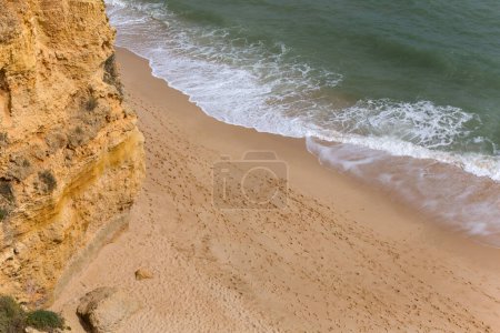 Photo for The famous beach of Praia da Marinha in Lagoa. This beach is a part of famous tourist region of Algarve. - Royalty Free Image