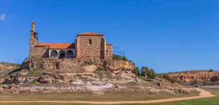 Téléchargez les photos : Chapelle de Santa Maria del Castillo, Montamarta. Province de Zamora, Castilla Leon, Espagne - en image libre de droit