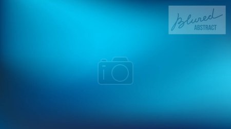Foto de Fondo borroso azul. Fondo de agua abstracto. Océano vector concepto ilustración borrosa - Imagen libre de derechos