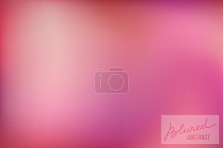 Ilustración de Color pastel rojo claro rosa borrosa fondo abstracto. Colorido gradiente vector ilustración borrosa - Imagen libre de derechos