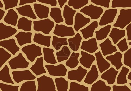 Foto de Diseño de estampado de piel sin costura jirafa. Animal salvaje ocultar fondo de obras de arte. Ilustración vectorial
. - Imagen libre de derechos