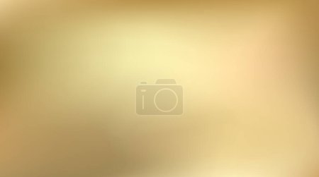 Foto de Fondo dorado. Gradiente de metal oro claro abstracto. Ilustración borrosa vectorial. - Imagen libre de derechos