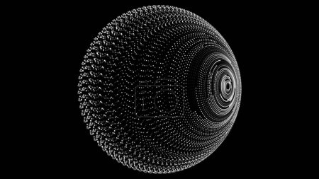 Ilustración de Fondo de ilusión óptica rayada en blanco y negro. Vórtice. vector - Imagen libre de derechos