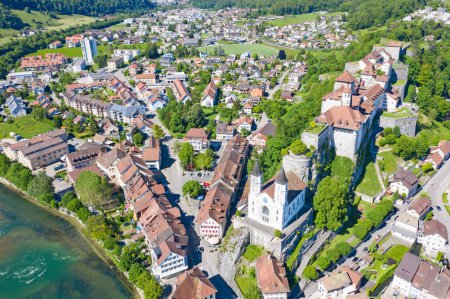 Foto de Castillo de Aarburg cerca de Zurich, Suiza - Imagen libre de derechos