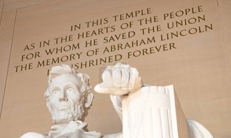 Foto de Monumento a Lincoln en Washington DC (Distrito de Columbia), Estados Unidos de América - Imagen libre de derechos