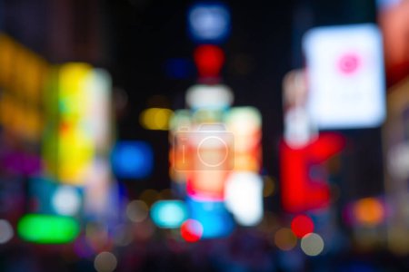 Photo for Night lights of the Times square in New York, USA - Royalty Free Image