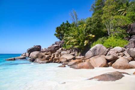 Photo for Famous Anse Lazio beach on the Praslin island, Seychelles - Royalty Free Image