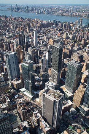 Téléchargez les photos : Vue aérienne de Manhattan, New York, États-Unis d'Amérique - en image libre de droit
