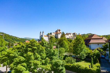 Foto de Castillo de Aarburg cerca de Zurich, Suiza - Imagen libre de derechos