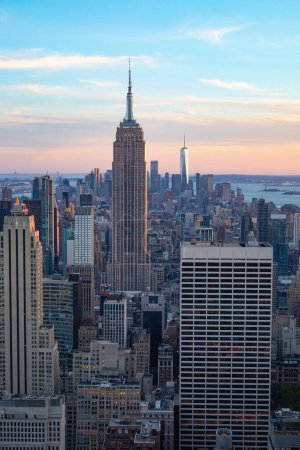 Téléchargez les photos : Vue aérienne de Manhattan, New York, États-Unis d'Amérique - en image libre de droit