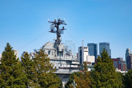 Téléchargez les photos : Frament de l'équipement du navire de combat de l'US Navy - en image libre de droit