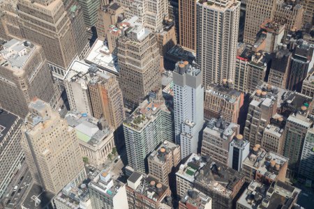 Photo for Aerial view of Manhattan, New York City, United States of America - Royalty Free Image