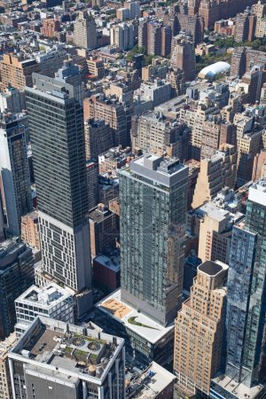Téléchargez les photos : Aerial view of Manhattan, New York City, United States of America - en image libre de droit