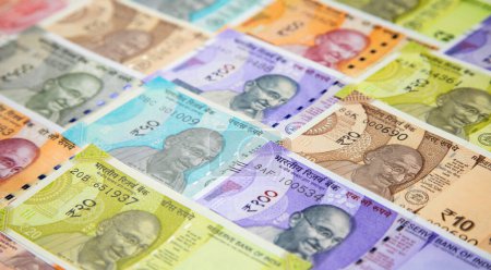 Photo for Collection of the Indian banknotes - Royalty Free Image
