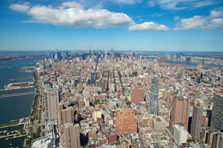 Téléchargez les photos : Aerial view of Manhattan, New York City, United States of America - en image libre de droit