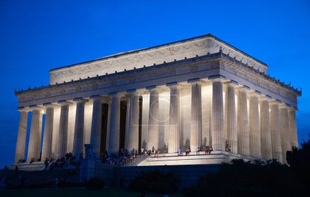 Foto de Lincoln memorial in Washington DC (District of Columbia), United States of America - Imagen libre de derechos