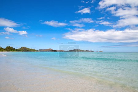 Photo for Famous Anse Volbert (Cote d'Or) beach on the Praslin island, Seychelles - Royalty Free Image