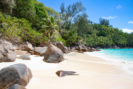 Photo for Famous Anse Intendance beach on the Mahe island, Seychelles - Royalty Free Image
