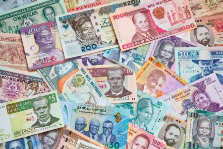 Photo for Variety of the African banknotes - Royalty Free Image