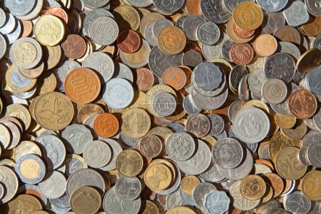 Photo for Collection of the old circulated coins - Royalty Free Image
