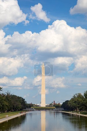 Photo for George Washington monument in the center of National Mall in Washington DC, United States of America - Royalty Free Image