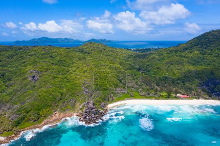 Photo for Famous Grand Anse beach on the La Digue island, Seychelles - Royalty Free Image