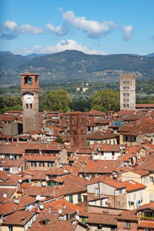 Photo for Historical medieval city Lucca in Tuscany, Italy - Royalty Free Image
