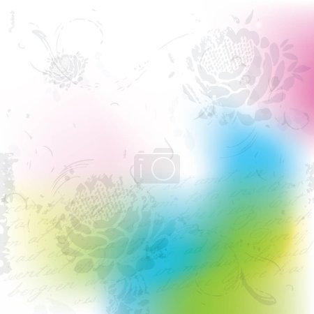 Illustration for Colorful background with copy space - Royalty Free Image