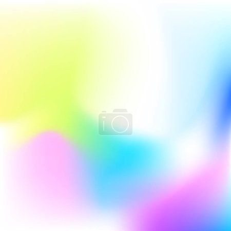 Illustration for Fresh colorful Abstract background with copy space, blue, green, white, pink, yellow  tones - Royalty Free Image