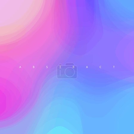Illustration for Abstract background template. Blue and pink tones. Modern abstract banner. Web design template - Royalty Free Image