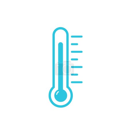 Illustration for Outdoor thermometer icon. From blue icon set. - Royalty Free Image