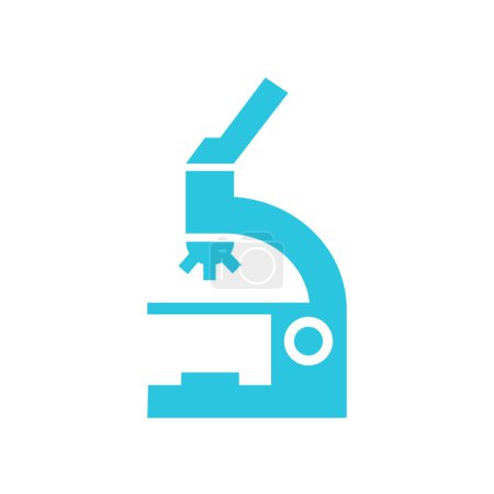 Illustration for Scientific research science microscope icon. From blue icon set. - Royalty Free Image