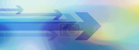 Illustration for Abstract web background  banner template, Web header, arrows - Royalty Free Image
