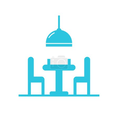 Illustration for Cantina, taverna cafeteria icon. From blue icon set. - Royalty Free Image