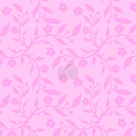 Ilustración de Diseño decorativo floral rosa, textura de fondo - Imagen libre de derechos
