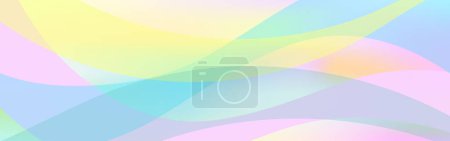 Illustration for Abstract colorful website banner, header background with copy space - Royalty Free Image