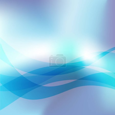 Illustration for Abstract  background. Sea summer web  banner - Royalty Free Image
