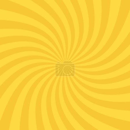 Illustration for Sun rays background. Radial swirl abstract  lines background, light - Royalty Free Image