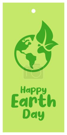 Illustration for Celebration World Earth Day web banner design - Royalty Free Image