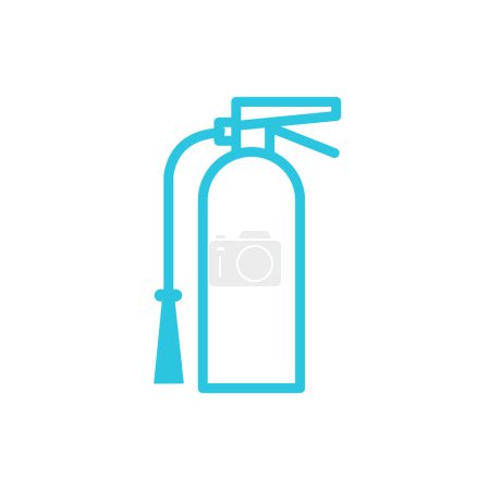 Fire Extinguisher icon. Isolated on white background. From blue icon set.