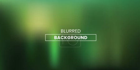 Photo for Blurred green background. Gradient mesh colored blurred backgrounds in vector illustration. - Royalty Free Image